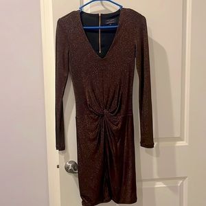 Sparkly Red/brown Ted Baker dress
